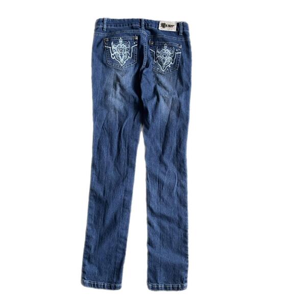 ROCKIT JEANS WITH  EMBELISHED POCKET DETAIL - Picture 5 of 5